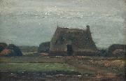 unknow artist vincent van gogh boederij met turfhopen 1883 oil painting reproduction